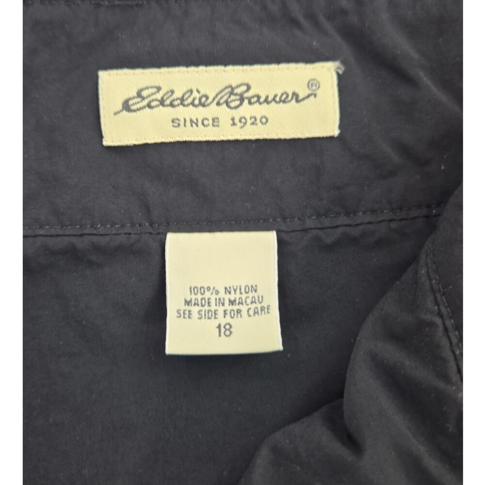 Eddie Bauer | Black, Nylon, Skort | Size 18 - Picture 4 of 5